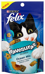Purina® Felix® Snacks Travesuras para gato Ocean Mix (paquete de 4 sobres)